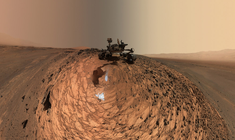 Illustration for article titled 8 Places Where the Curiosity Rover Left Drill Holes on Mars